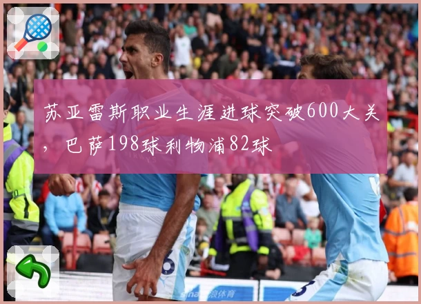 苏亚雷斯职业生涯进球突破600大关，巴萨198球利物浦82球
